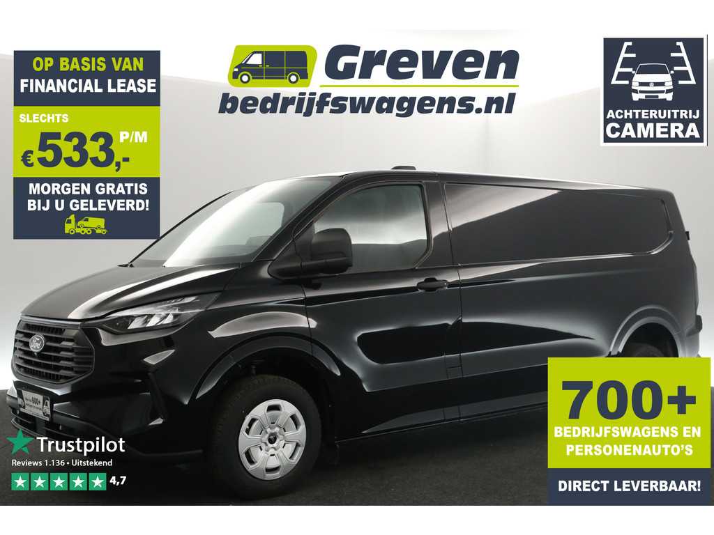 Ford Transit Custom 2.0 TCDI 300 L2H1 Trend 136PK | BPM VRIJ | Airco Carplay Camera LED Cruise PDC 3 Persoons