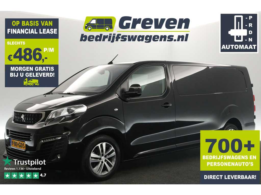 Peugeot Expert 2.0 BlueHDI L3H1 177PK Automaat DC Airco Carplay Cruise Camera LED Navi PDC 5 Pers 17''LMV