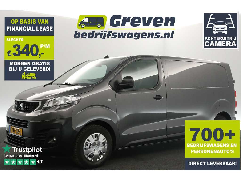 Peugeot Expert 2.0 BlueHDI L2H1 Automaat Airco 360-Camera Cruise Carplay Navi PDC 3 Persoons Head-up Elektrpakket