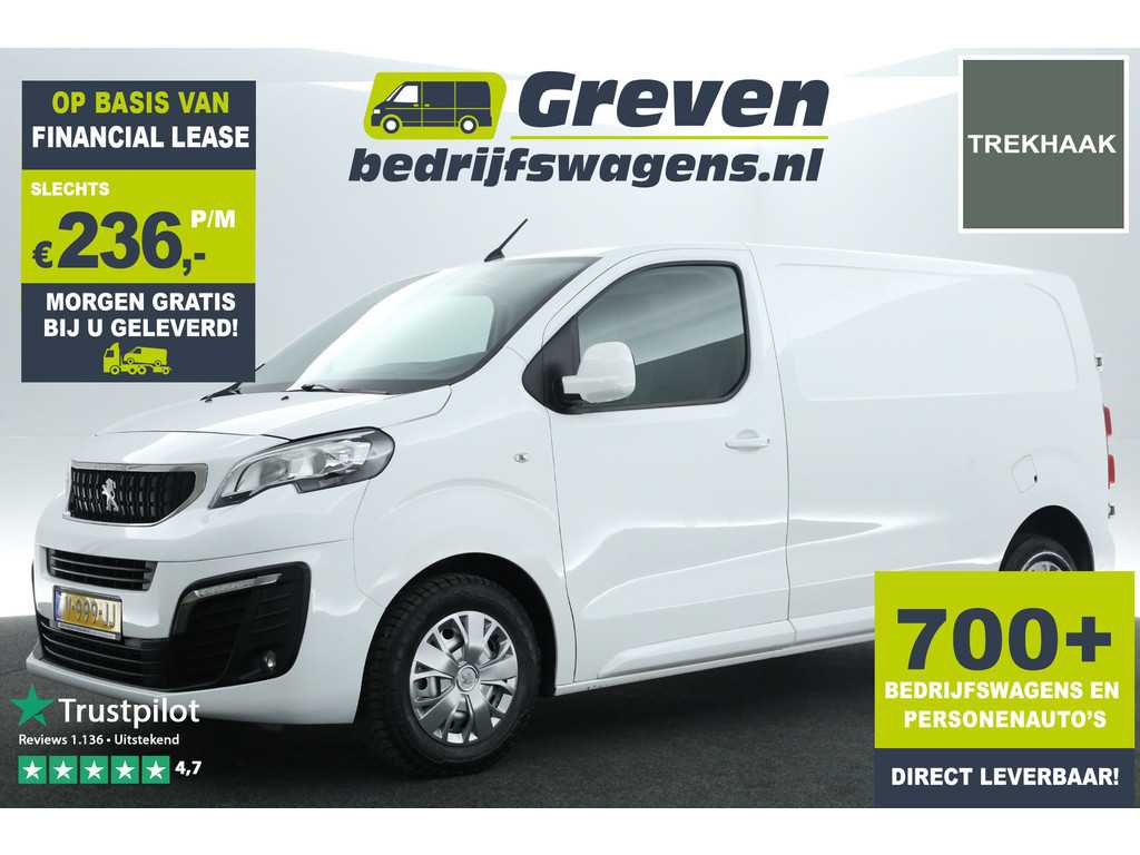 Peugeot Expert 231S 2.0 BlueHDI L2H1 Airco Cruise LED Parkeersensoren 3 Persoons Trekhaak