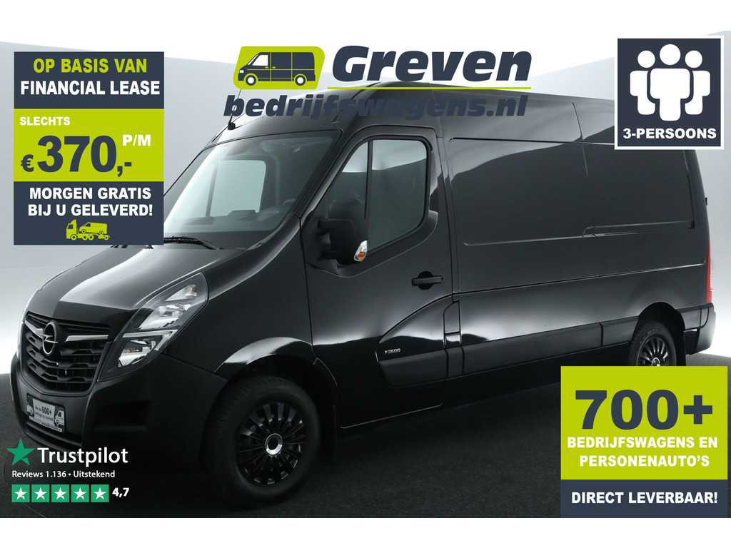 Opel Movano 2.3 Turbo L2H2 Airco Cruise LED Navi PDC 3 Persoons Elektrpakket Trekhaak