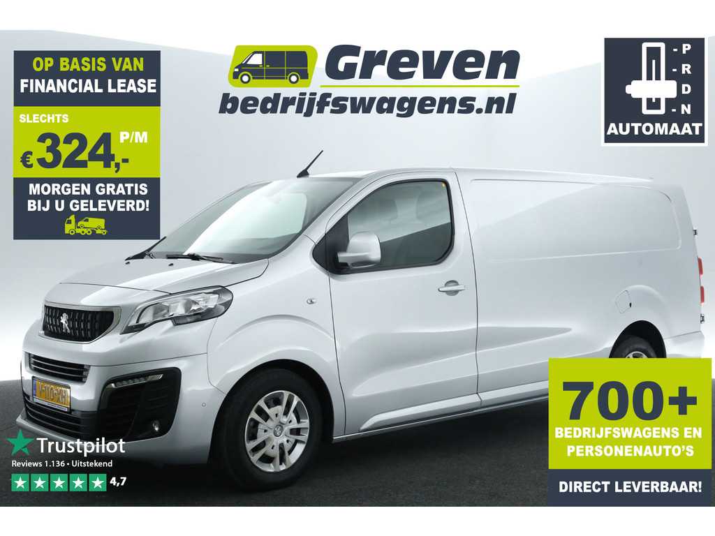 Peugeot Expert 231L 2.0 BlueHDI L3H1 177PK Automaat Airco Cruise PDC Navi LED Elektrpakket Trekhaak