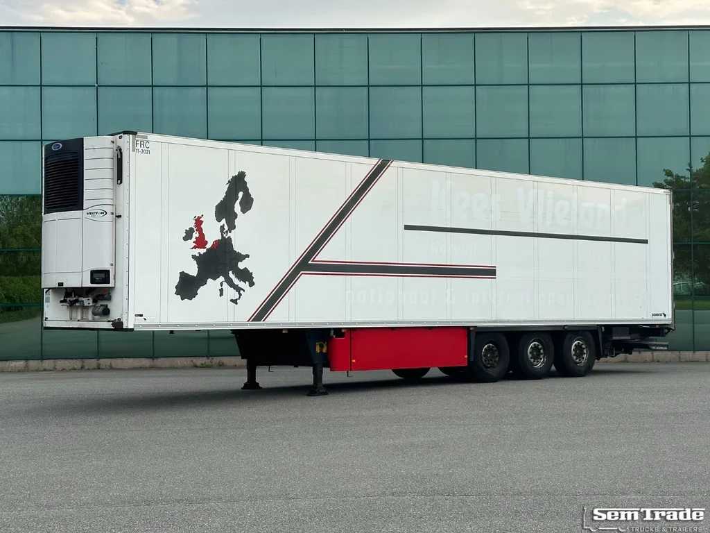 Schmitz Cargobull SCB*S3B CARRIER VECTOR 1550 WITH 2344 HOURS LIFT AXLE 2500KG. TAIL LIFT NL-TRAILER