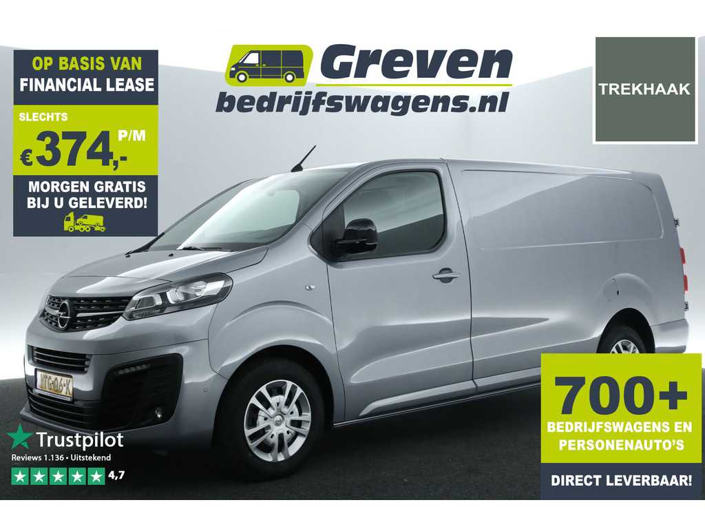 Opel Vivaro 2.0 CDTI L3H1 145PK Airco Cruise Carplay PDC 3 Persoons Elektrpakket Trekhaak