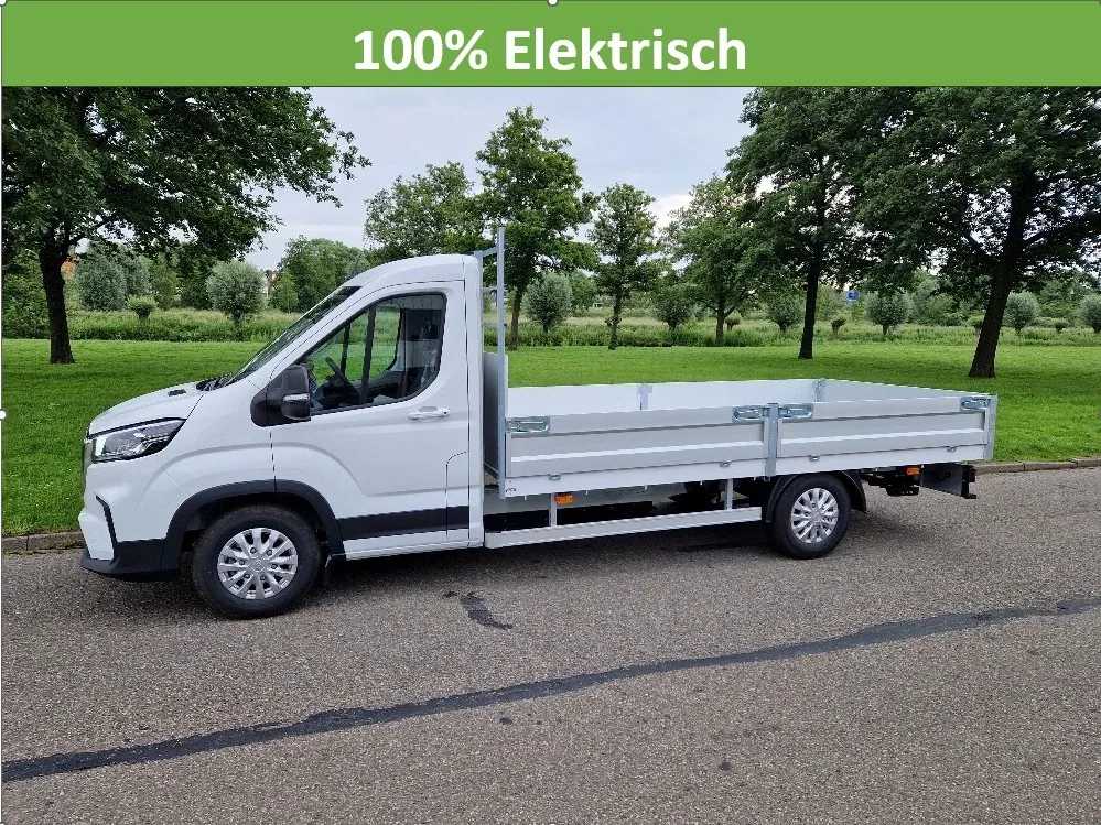 Maxus eDeliver9 CC met Open Laadbak L4 100% elektrisch L4 65 kWh N1 Direct uit voorraad