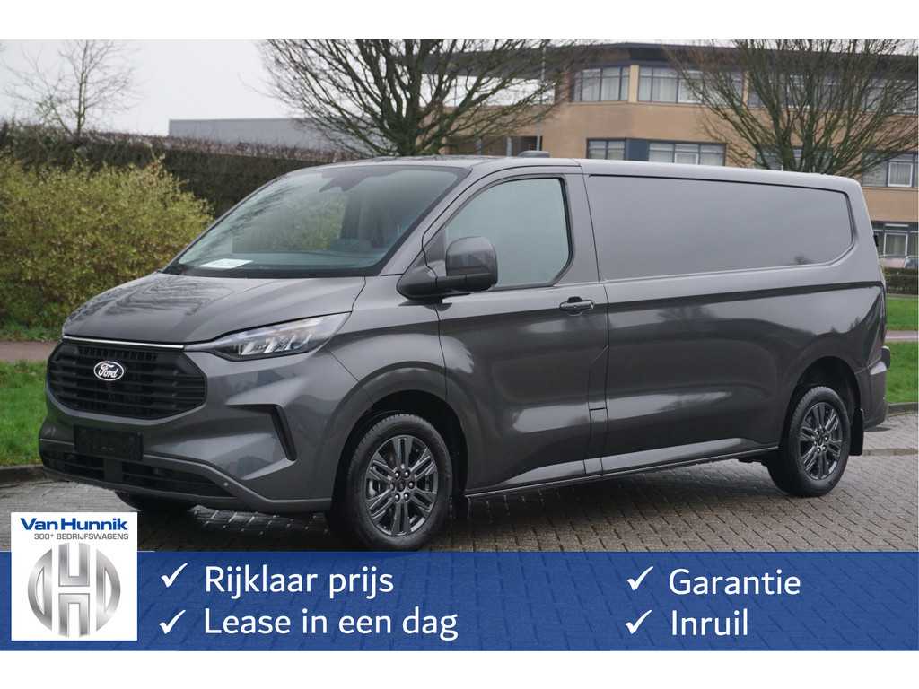 Ford Transit Custom 300L 170PK Limited AUT MY2024 Navi, ACC, Trekhaak, 360° Cam, 17" LM, Alarm!! NR. 982