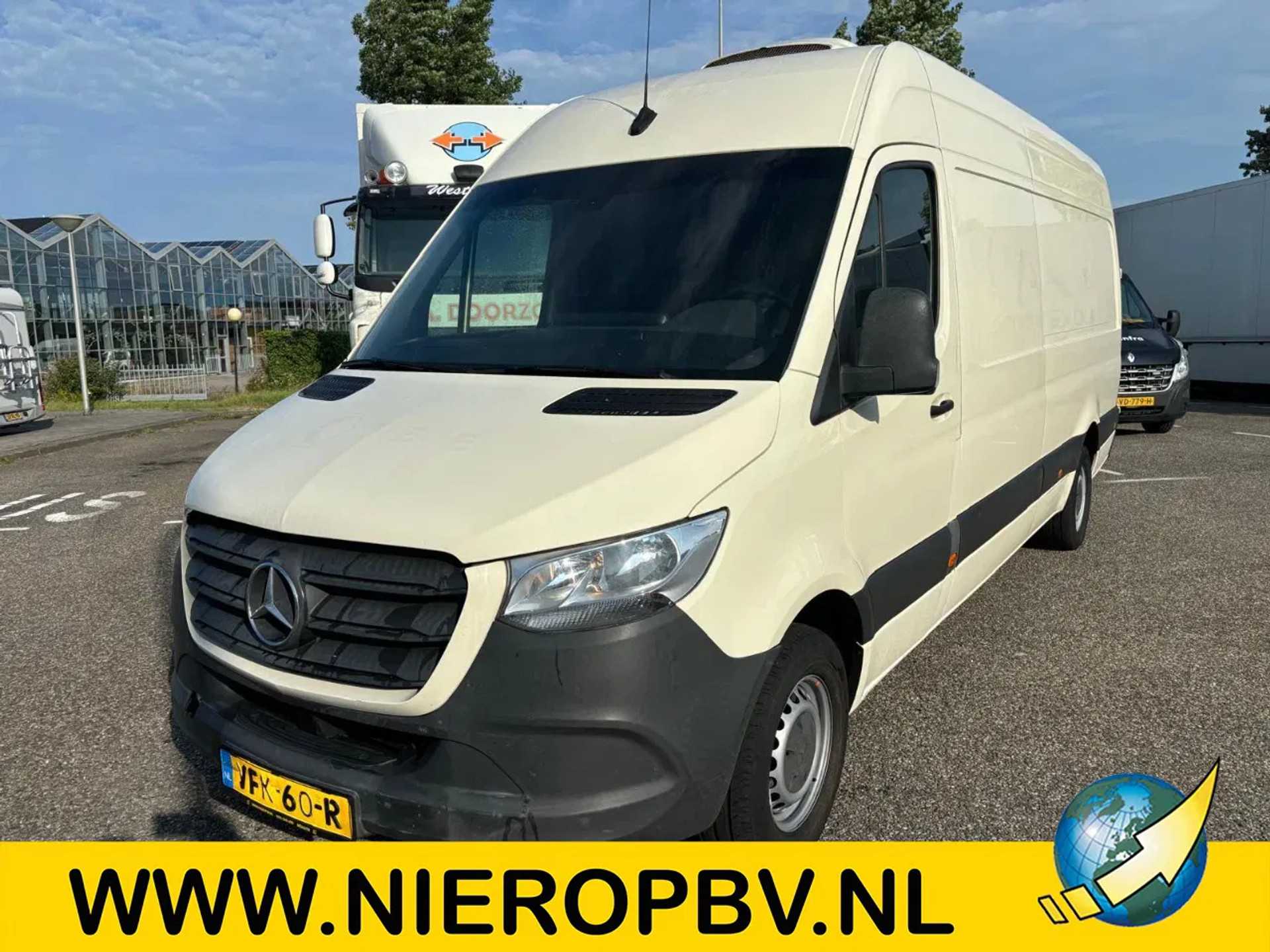 Mercedes-Benz Sprinter 316CDI L3H2 Koelwagen 2X Carrier Koel Unit Met Stekker + Laadklep Automaat Airco Cruisecontrol EURO 6