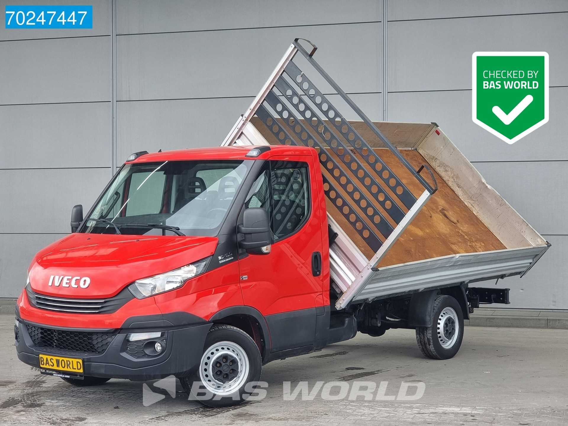 Iveco Daily 35S16 160PK Automaat 3 zijdige Kipper 3.5t trekhaak Euro6 Tipper Benne Kieper Airco Trekhaak Cruise control