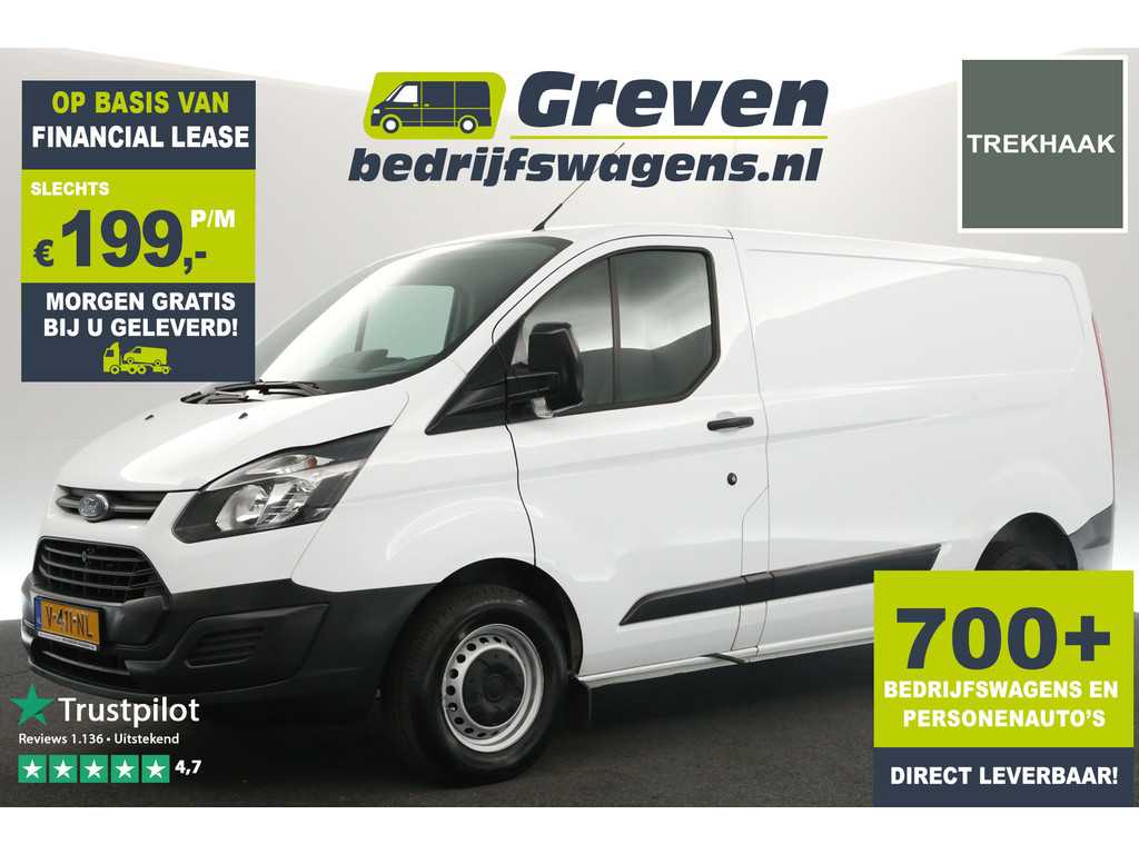 Ford Transit Custom 270 2.0 TDCI L1H1 Airco 3 Persoons Schuifdeur Elektr-ramen Trekhaak