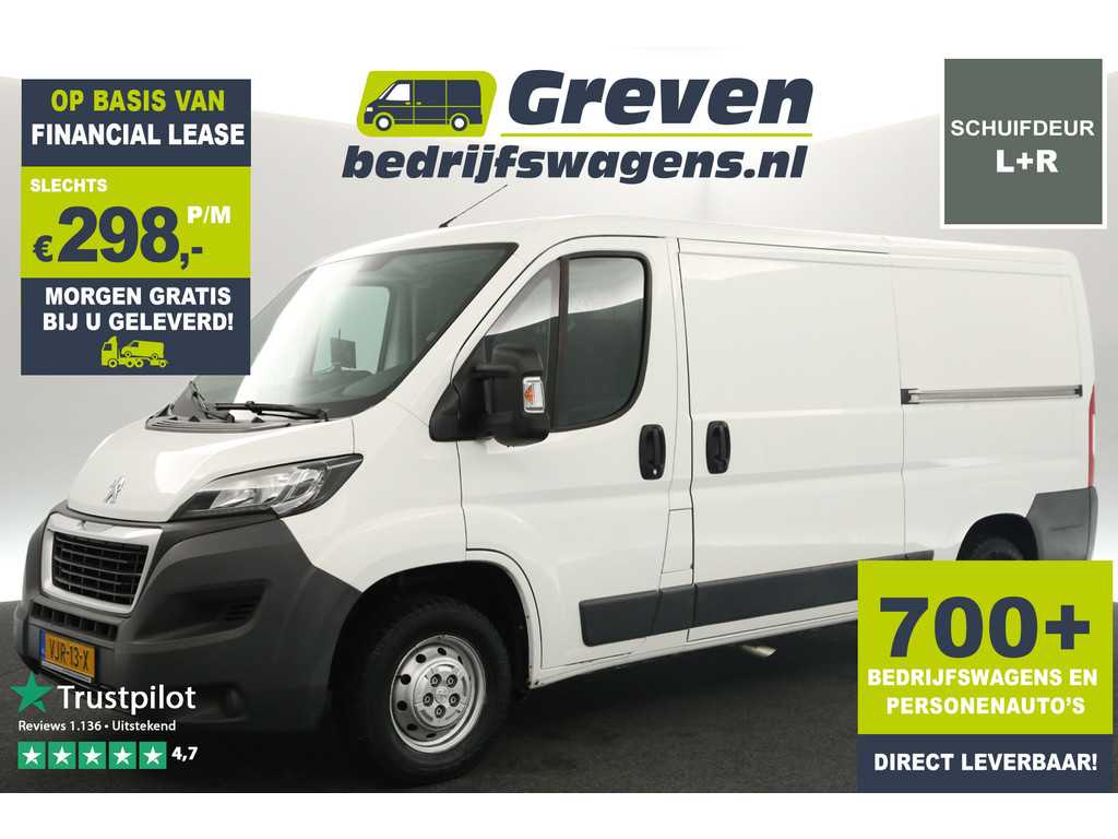 Peugeot Boxer 330 2.2 HDI L2H1 Airco 2xSchuifdeur Cruise 3 Persoons Elektrpakket Trekhaak