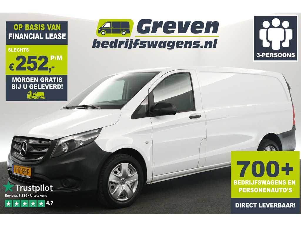 Mercedes-Benz Vito 111 CDI Lang Airco Cruise 3 Persoons Elektrpakket Trekhaak