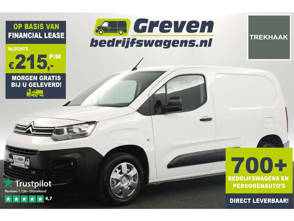 Citroën Berlingo 1.2 PureTech L1H1 Benzine Airco Cruise PDC Elektrpakket Schuifdeur Trekhaak