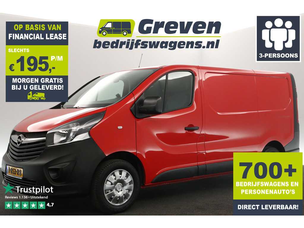 Opel Vivaro 1.6 CDTI L1H1 Airco Cruise Navigatie PDC 3 Persoons Elektrpakket