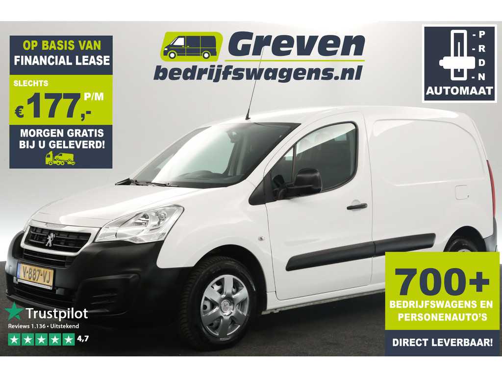 Peugeot Partner 120 1.6 BlueHDi L1H1 100PK Automaat Airco Cruise PDC Elektrpakket Schuifdeur