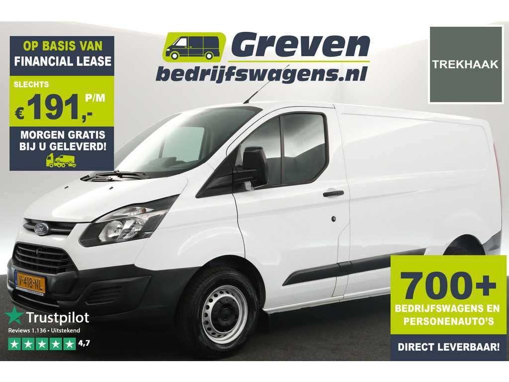 Ford Transit Custom 270 2.0 TDCI L1H1 Airco 3 Persoons Schuifdeur Trekhaak