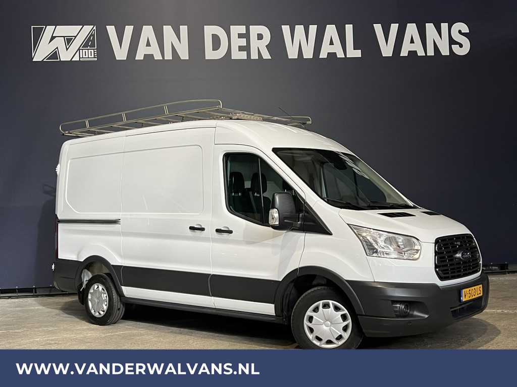 Ford Transit 2.0 TDCI L2H2 Euro6 Airco | Imperiaal | Trekhaak | LED | Cruisecontrol Trap, Parkeersensoren, Bijrijdersbank