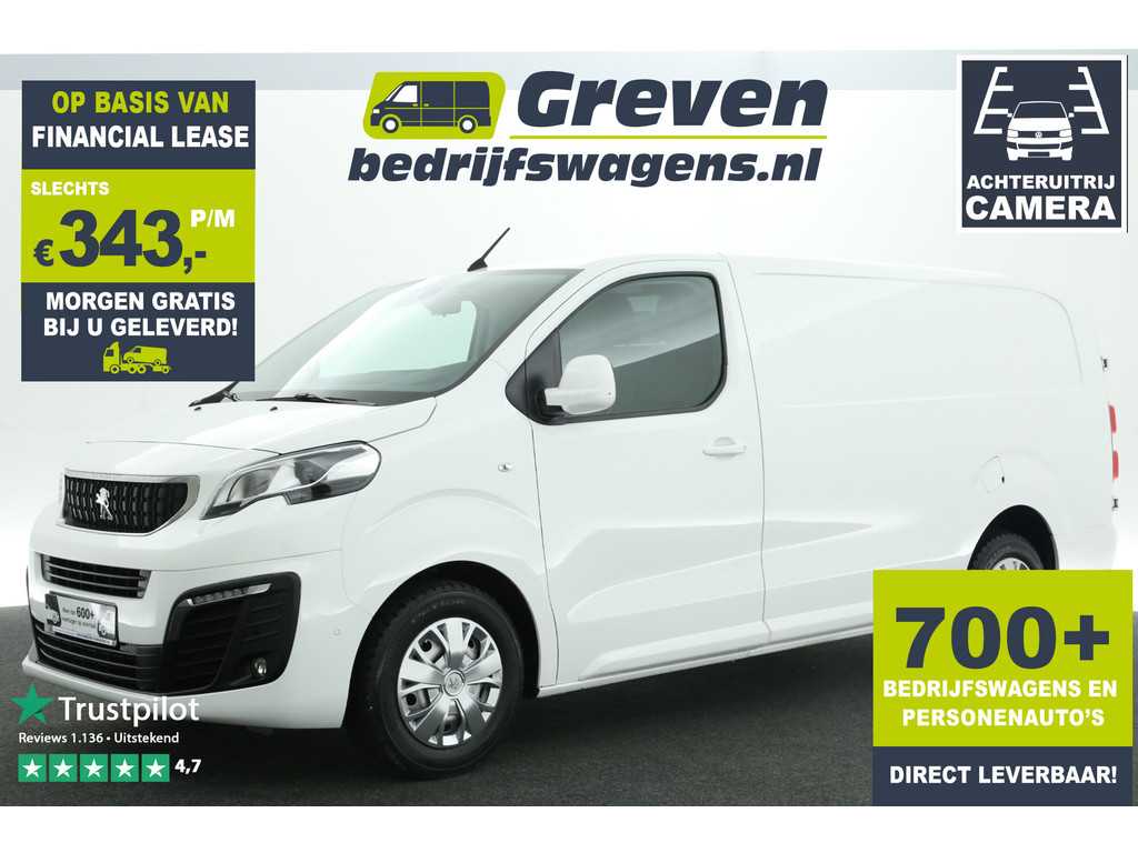 Peugeot Expert 2.0 BlueHDI L3H1 Airco 360Camera LED Cruise PDC 3 Persoons Elektrpakket Trekhaak