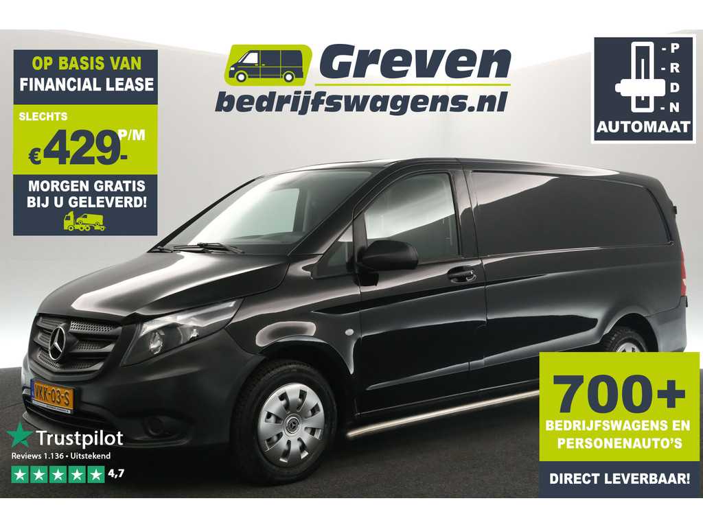 Mercedes-Benz Vito 114 CDI Lang 136 PK Automaat Airco Cruise Camera 3 Persoons Elektrpakket Schuifdeur