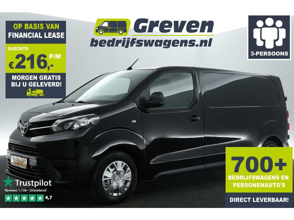 Toyota ProAce 1.6 D-4D L2H1 Airco Cruise 3 Persoons Elektrpakket Schuifdeur Trekhaak