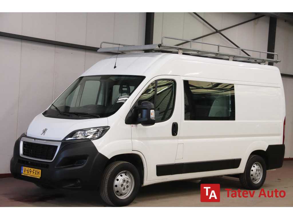 Peugeot Boxer L2H2 DUBBEL CABINE 7 personen met IMPERIAAL