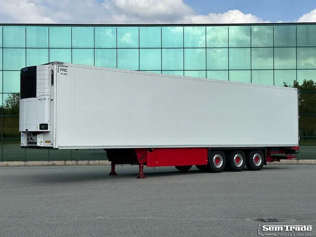 Schmitz Cargobull SCB*S3B CARRIER VECTOR 1550 LIFT AXLE TAIL LIFT TOP CONDITION HOLLAND TRAILER