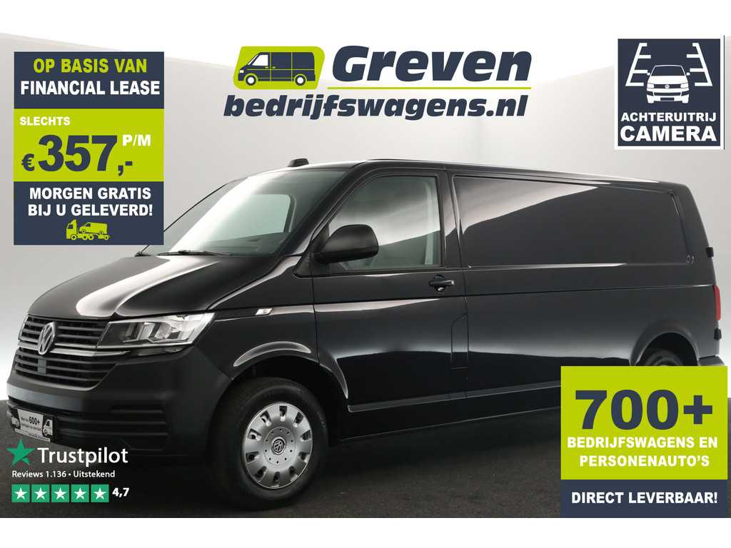 Volkswagen Transporter 2.0 TDI L2H1 Airco Carplay Camera Cruise Navigatie 3 Persoons Elektrpakket Trekhaak