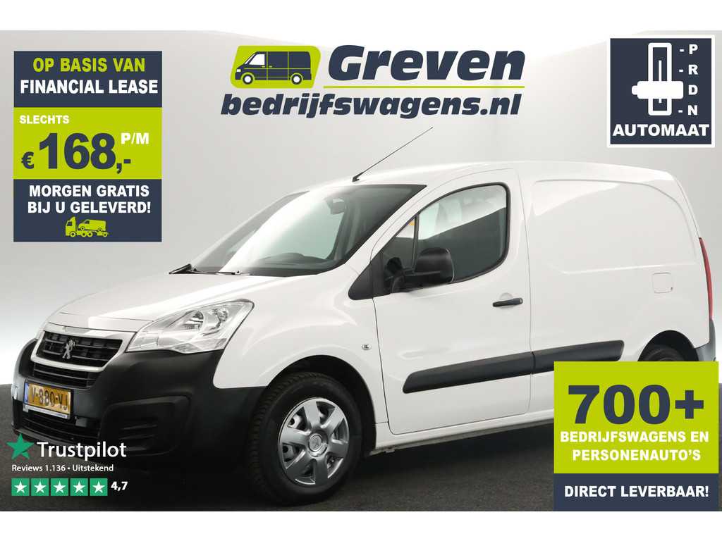 Peugeot Partner 120 1.6 BlueHDi L1H1 100PK Automaat Airco Cruise PDC Elektrpakket Schuifdeur