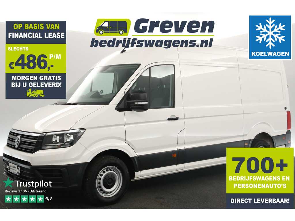 Volkswagen Crafter 2.0 TDI L3H3 140PK Koelwagen Airco Carplay Camera Koelauto PDC Elektrpakket