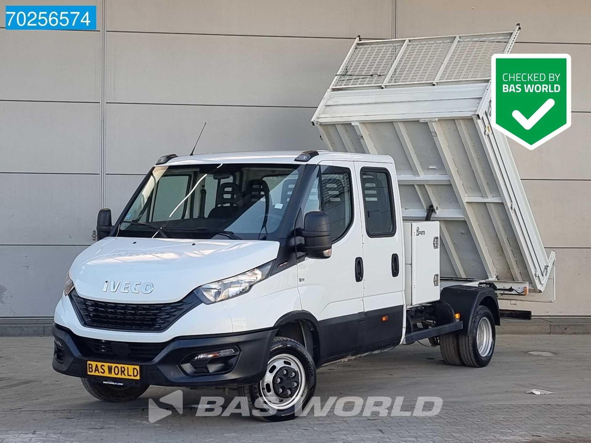 Iveco Daily 35C16 3.0L Kipper Dubbel Cabine 3500kg trekhaak Airco Cruise Tipper Benne Kipper 2m3 Airco Dubbel cabine Trekhaak Cruise control