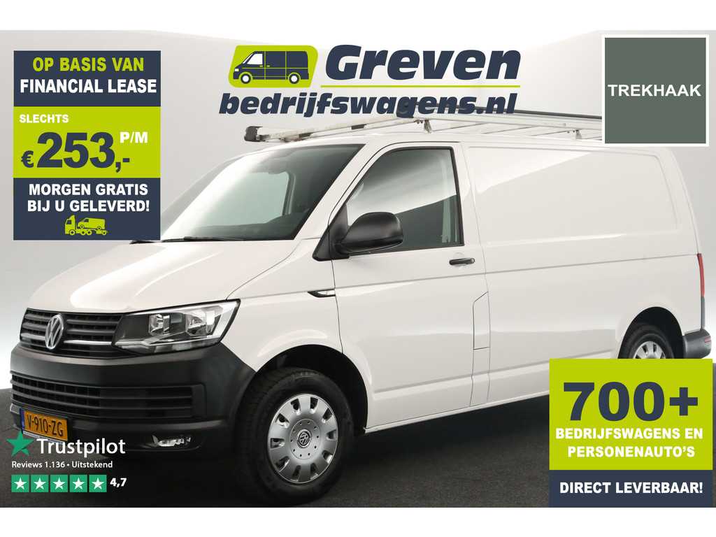 Volkswagen Transporter 2.0 TDI L1H1 140PK Airco Cruise Carplay Imperiaal Navi PDC Elektrpakket Trekhaak