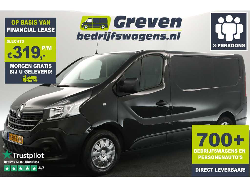 Renault Trafic 2.0 dCi T27 L1H1 Airco Cruise Navigatie PDC 3 Persoons Elektrpakket Schuifdeur