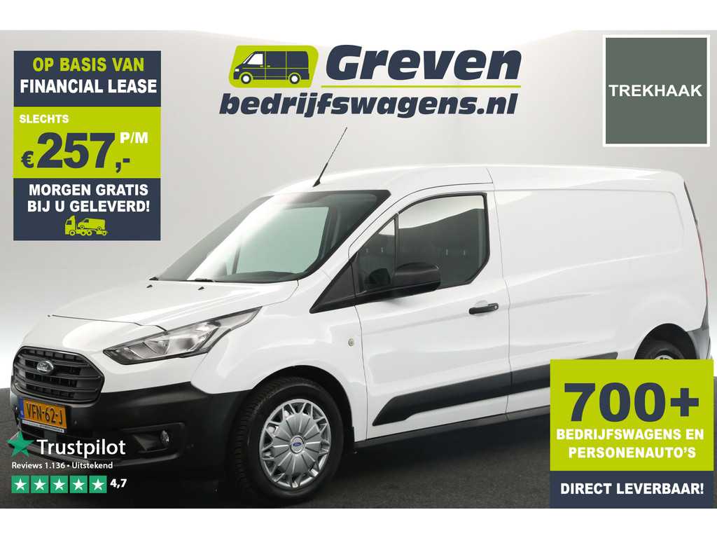 Ford Transit Connect 1.0 Ecoboost L2H1 100PK Airco Benzine Parkeersensoren Elektrpakket 6-Bak Trekhaak