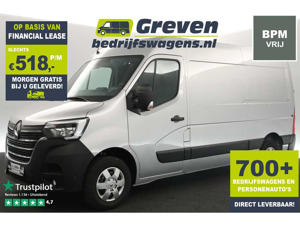 Renault Master T35 2.3 dCi L2H2 BPM VRIJ | Airco Cruise Camera Navi PDC 3 Persoons Elektrpakket Trekhaak