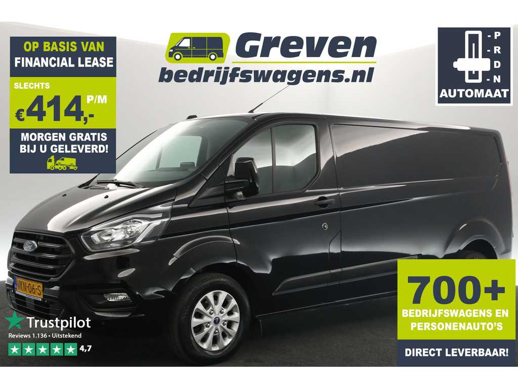 Ford Transit Custom 2.0 TDCI L2H1 Automaat Airco Cruise Camera Carplay Navi 3 Persoons 16"LMV PDC Elektrpakket Trekhaak