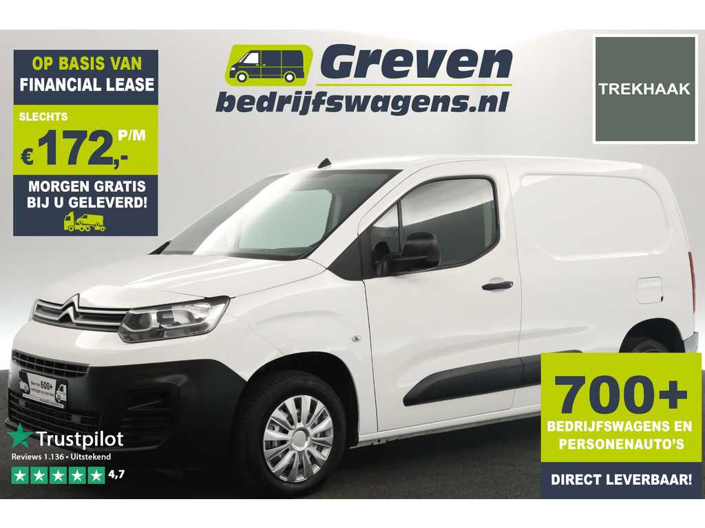 Citroën Berlingo 1.5 BlueHDI L1H1 Airco Elektrpakket 3 Persoons Schuifdeur Trekhaak