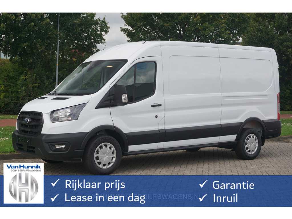 Ford Transit 350L 130PK L3H2 Trend AUT Climate, 12" Sync 4 Navi, 270º deur, Trekhaak!! NR. 134