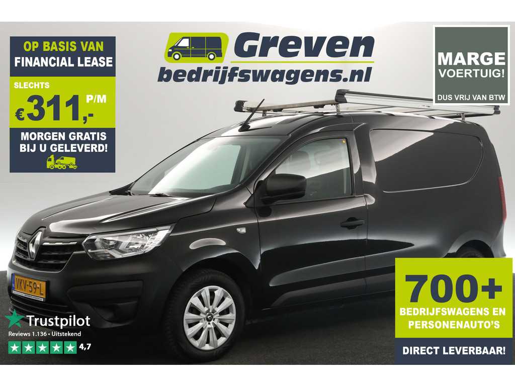 Renault Express 1.5 dCi L1H1 Marge | Airco Cruise Carplay PDC Imperiaal Navigatie Kasten Elektrpakket Trekhaak