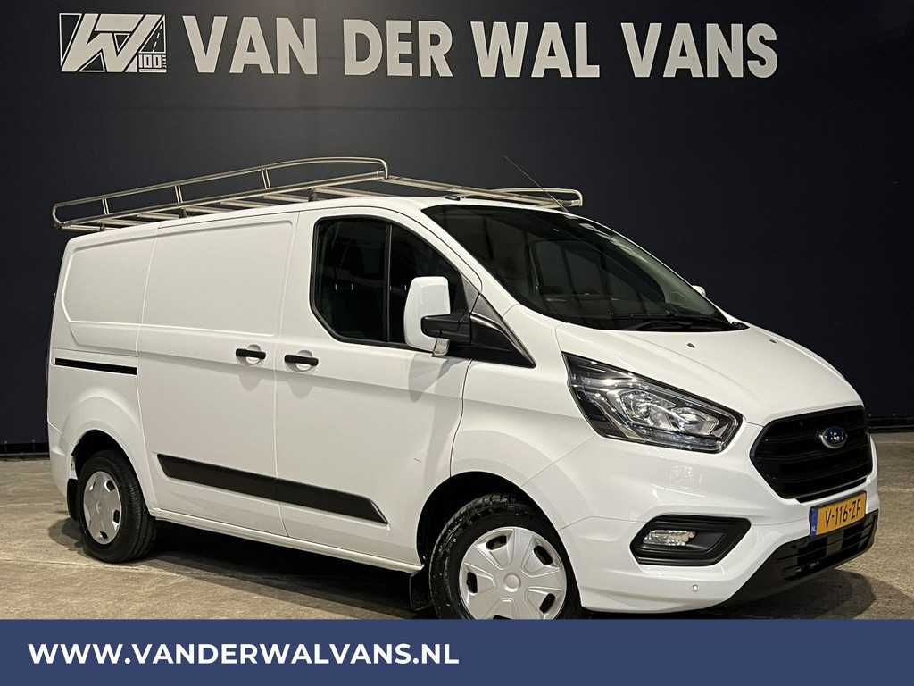 Ford Transit Custom 2.0 TDCI L1H1 Euro6 Airco | Imperiaal | Navigatie | Trekhaak | Apple Carplay Cruisecontrol, Android Auto, LED, Parkeersensoren, Verwarmde voorruit, Bijrijdersbank