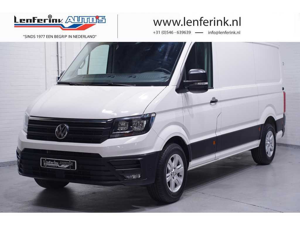 Volkswagen Crafter 2.0 TDI 140 pk DSG Aut. L3H2 Laag Dak 17" LMV Airco, Camera, PDC V+A, Trekhaak, 3-Zits