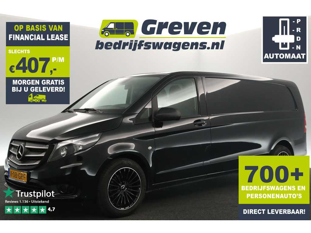 Mercedes-Benz Vito 116 CDI Extra Lang 164PK Automaat Airco Cruise Camera Navi 18''LMV PDC 3 Persoons Trekhaak