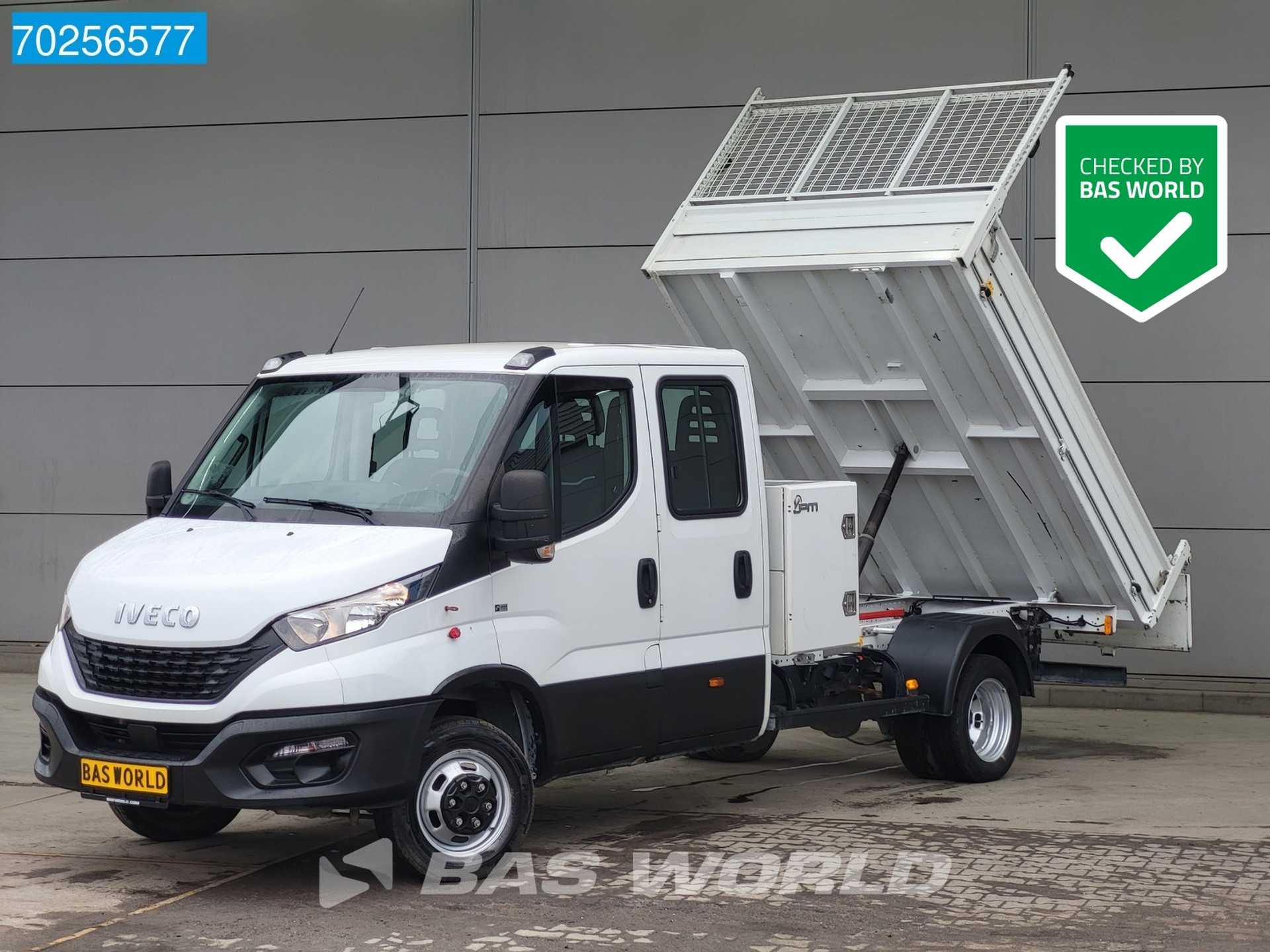 Iveco Daily 35C16 3.0L Kipper Dubbel Cabine 3500kg trekhaak Airco Cruise Navi Tipper Benne Kipper Airco Dubbel cabine Cruise control