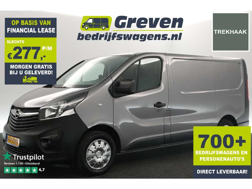 Opel Vivaro 1.6 CDTI L1H1 Airco Cruise PDC Navigatie 3 Persoons LED Trekhaak