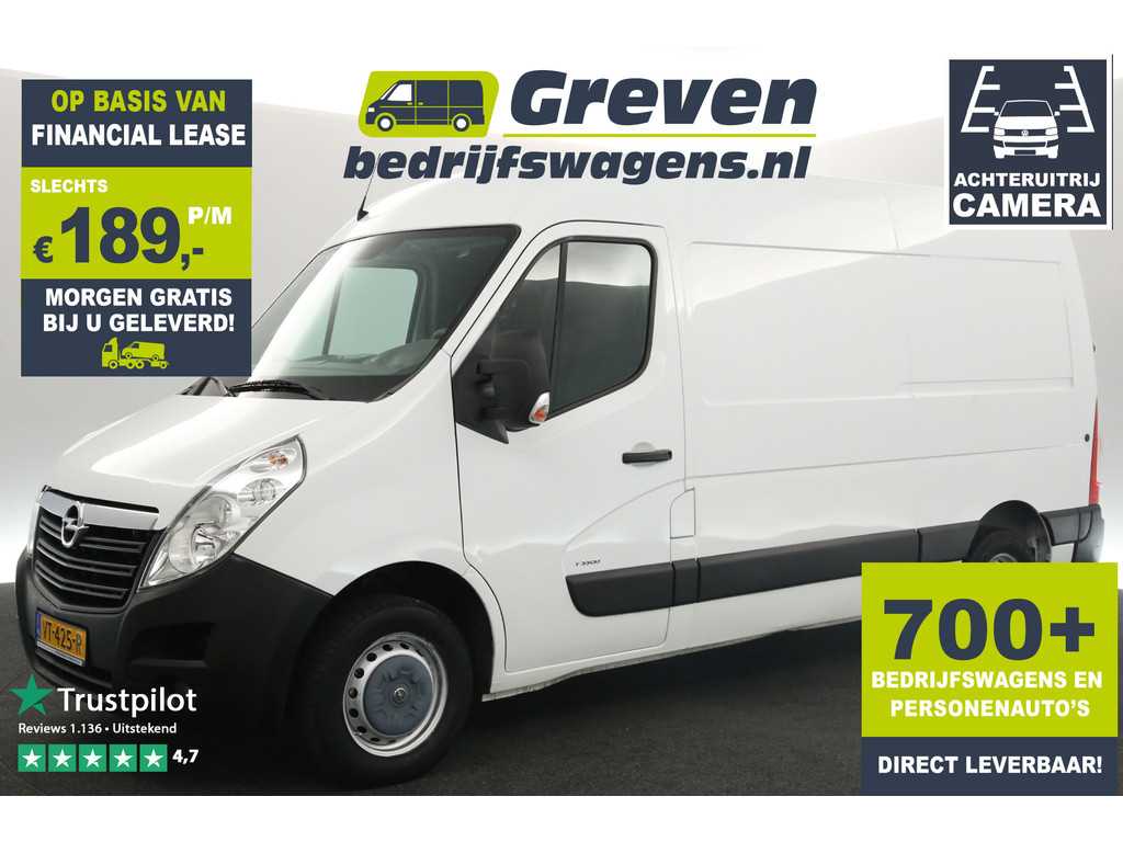 Opel Movano 2.3 CDTI L2H2 Airco Camera Cruise Navigatie Bluetooth Treeplank Elektrpakket