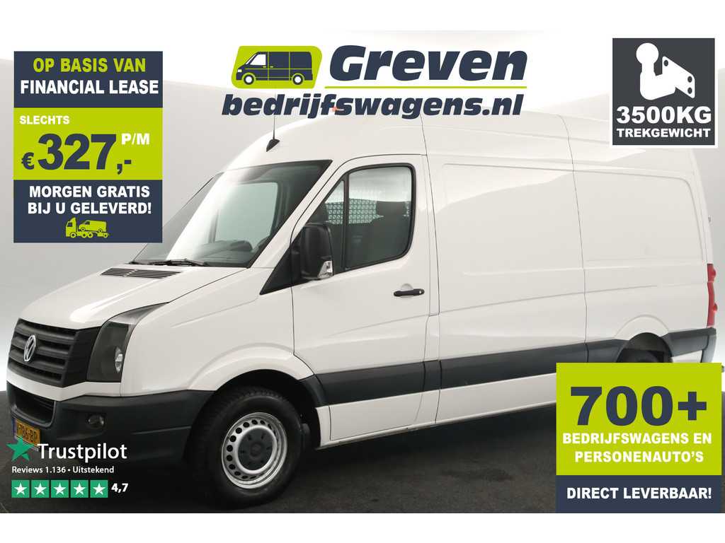 Volkswagen Crafter 2.0 TDI L2H2 140PK 3500KG Trekgew. Airco Cruise PDC Bluetooth Treeplank