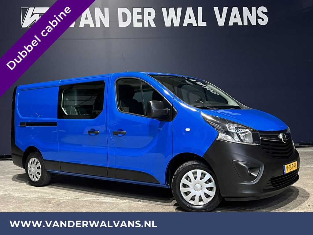 Opel Vivaro 1.6 CDTI 146pk L2H1 Dubbele Cabine Euro6 Airco | 5 Zits | Navigatie | Camera | Trekhaak cruisecontrol, parkeersensoren