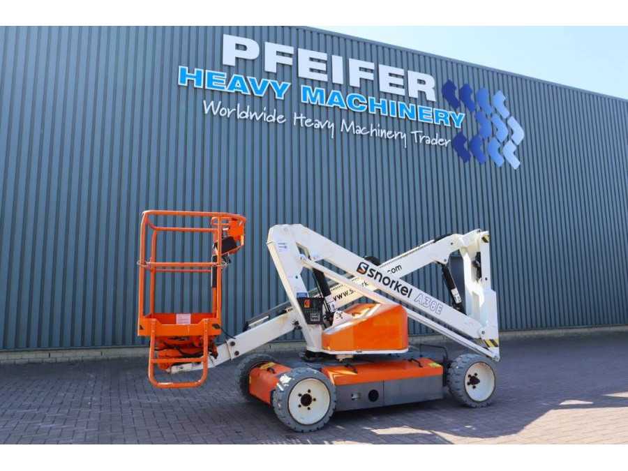 Snorkel A38E Valid Inspection, Electric, 13.5m Working Hei