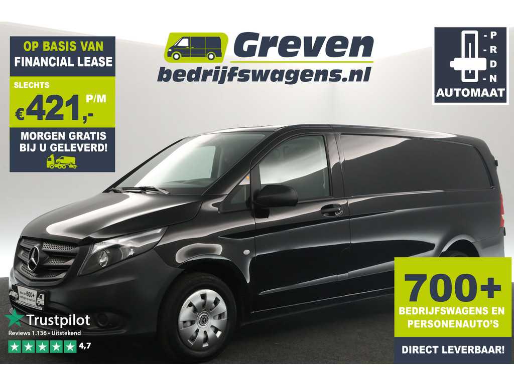 Mercedes-Benz Vito 114 CDI Lang 136PK Automaat Airco Cruise Camera Navi 3 Persoons Elektrpakket Trekhaak