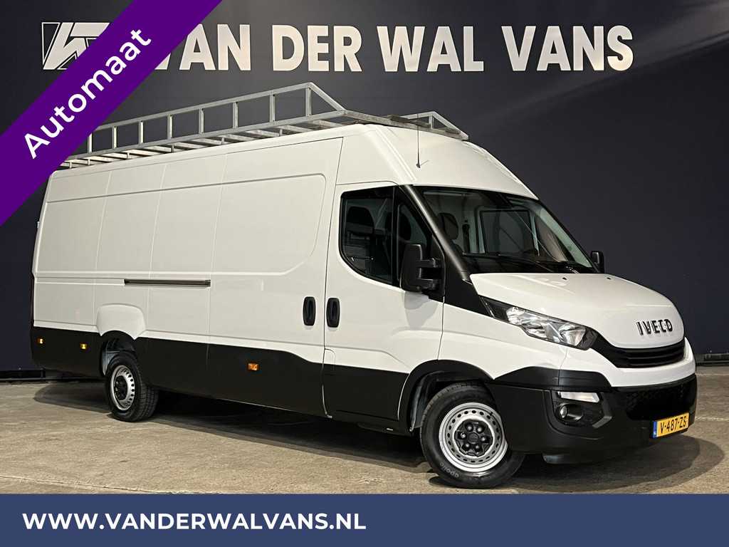 Iveco Daily 35S16V 160pk Automaat 3500kg Trekhaak L3H2 Euro6 Airco | Imperiaal | Trap | Cruisecontrol Parkeersensoren, chauffeursstoel, trap, bijrijdersbank