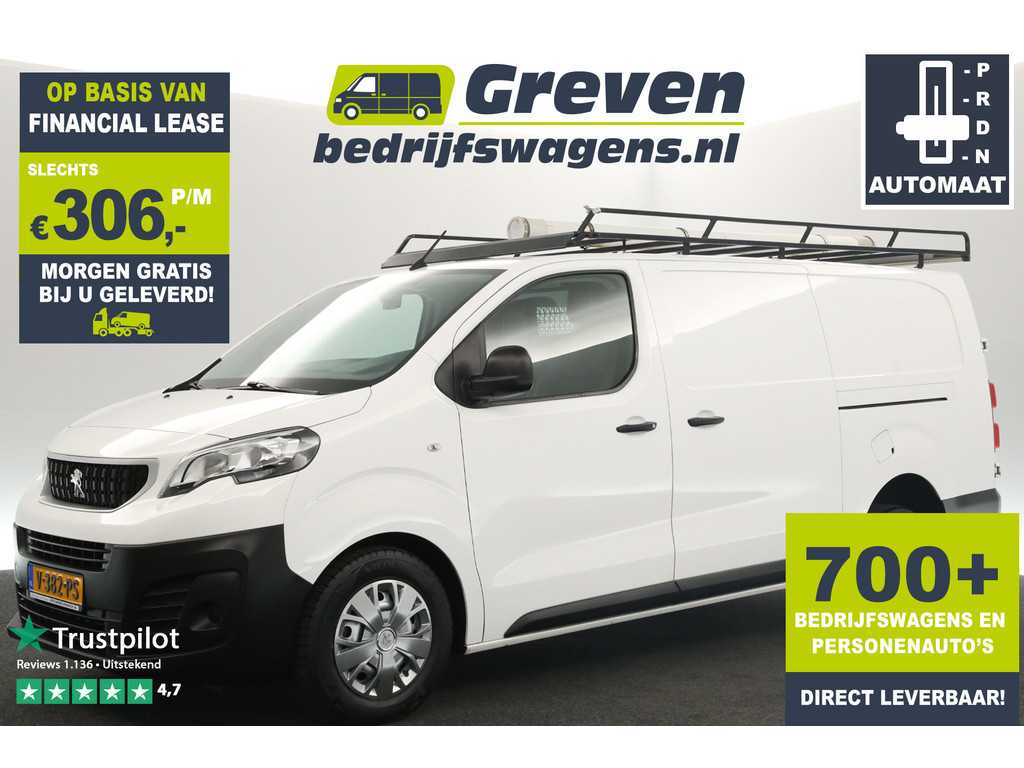 Peugeot Expert 2.0 BlueHDI L3H1 177PK Automaat Airco Cruise 2xSchuifdeur Imperiaal PDC 3 Persoons Trekhaak