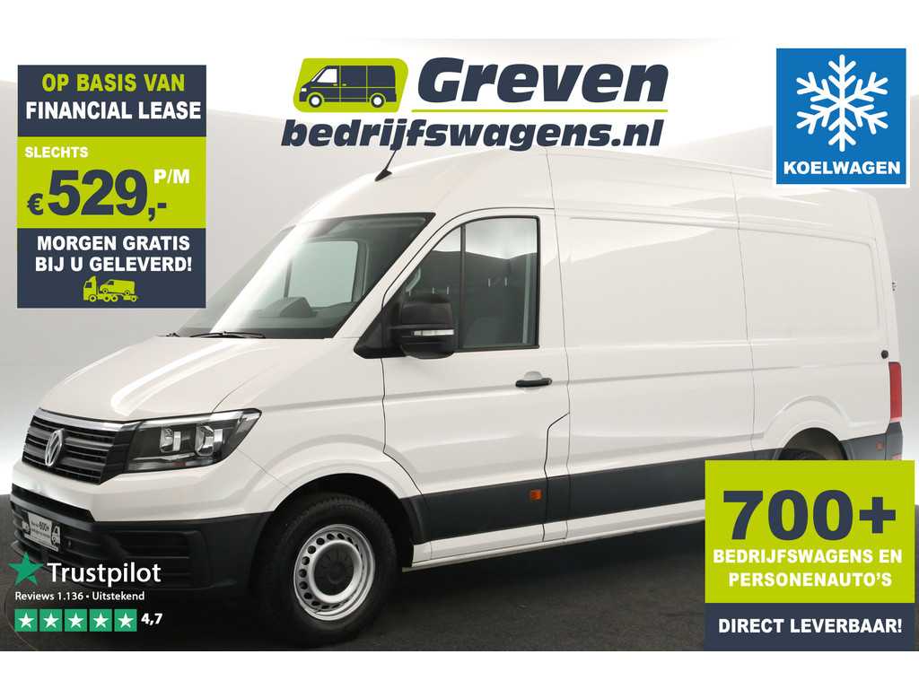 Volkswagen Crafter 2.0 TDI 140PK Koelwagen Airco Camera PDC Elektrpakket Koelauto 3 Persoons